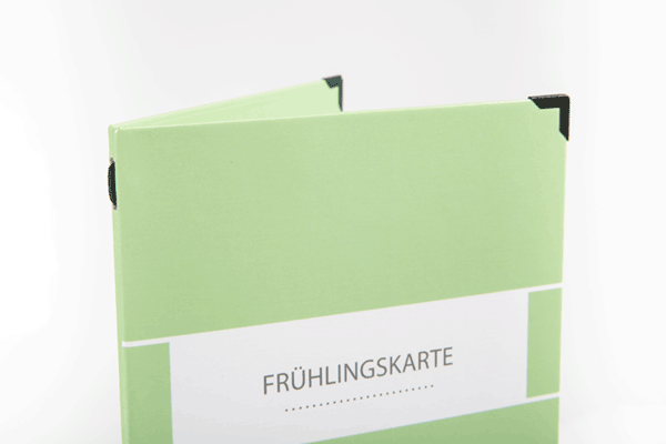 Speisen- Getränkekarte - Gummizug