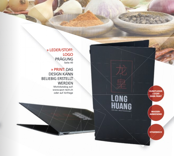 Speisekarte Gummizug